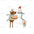 Bügelbild Weihnachten naht Medium