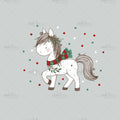 Bügelbild Weihnachtspferd Dotties Medium