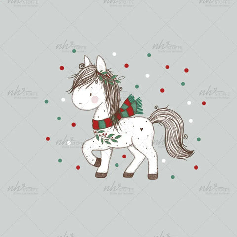 Bügelbild Weihnachtspferd Dotties Medium