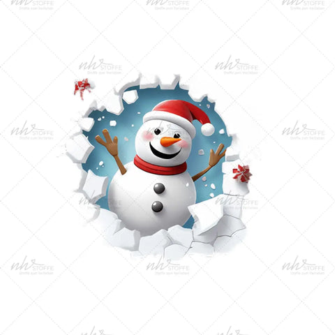 Bügelbild Welcome Winter Medium