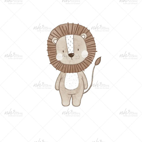 Bügelbild Wild Life Lion Medium