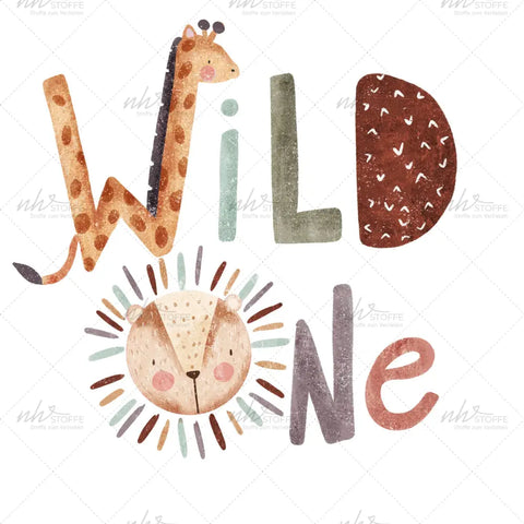Bügelbild Wild One MEDIUM