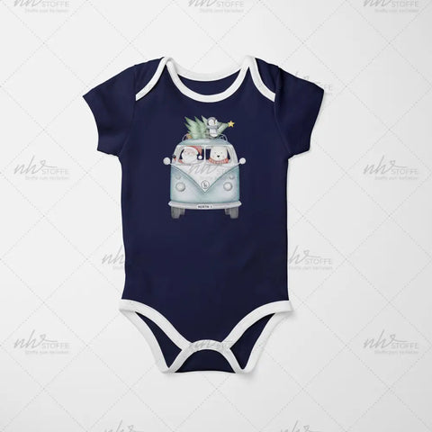 Bügelbild Wilde Bullyfahrt Weihnachtsedition Medium