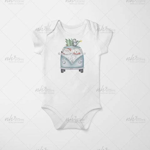 Bügelbild Wilde Bullyfahrt Weihnachtsedition Medium