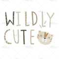Bügelbild Wildly Cute MAXI