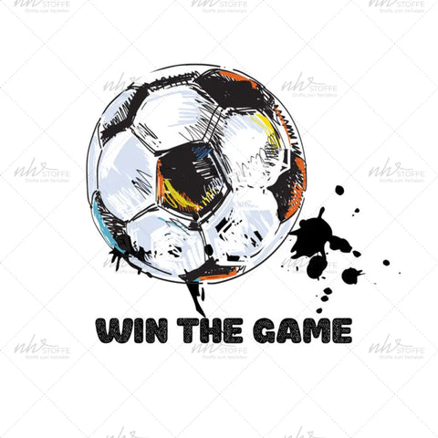 Bügelbild Win the Game Medium