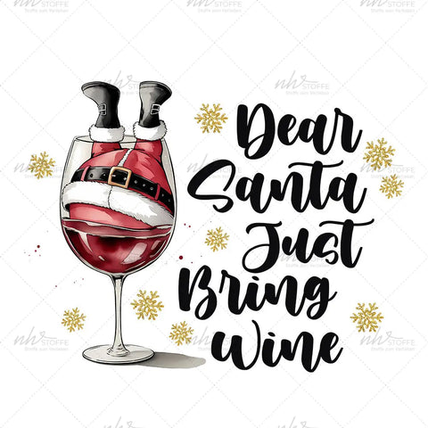 Bügelbild Wish for Wine MAXI PLUS