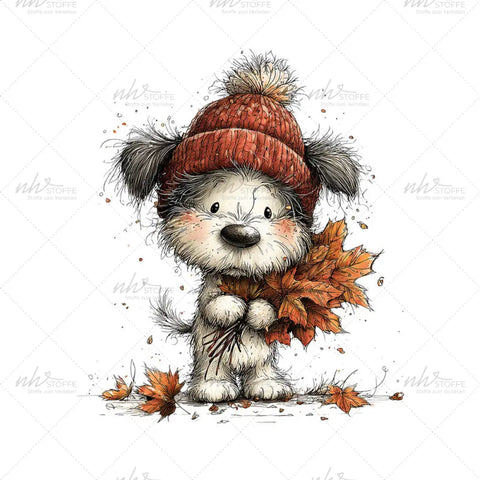 Bügelbild Woodland Puppy Medium