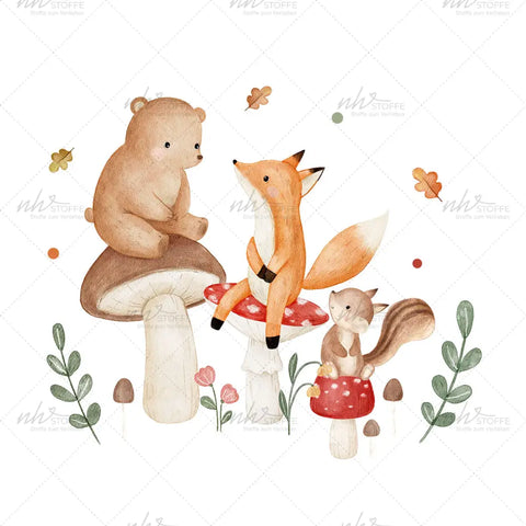 Bügelbild Woodland Talk MAXI