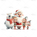 Bügelbild X Mas Crew Medium