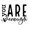 Bügelbild You are enough Medium