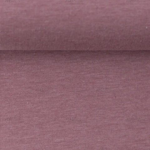 Bündchenstoff Heike Dunkles Altrosa meliert 1436