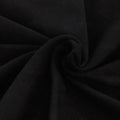 Bündchenstoff XXL Schwarz