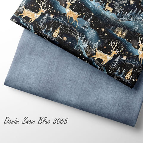 French Terry Denim Snow Blue 3065 (Bio) VORBESTELLUNG