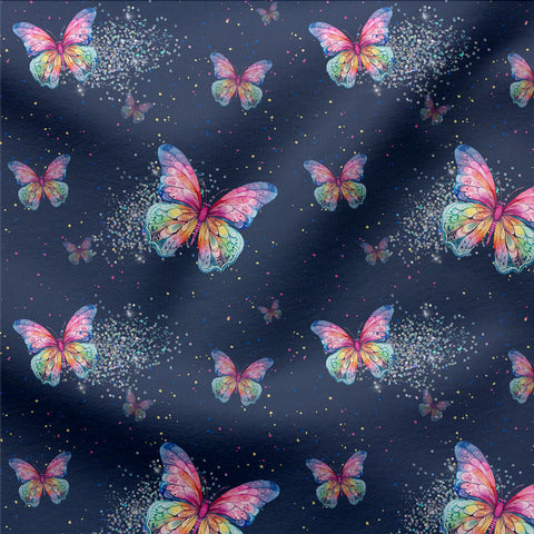 Sport/Badelycra UPF 50+ Colourful Butterflies Blau VORBESTELLUNG