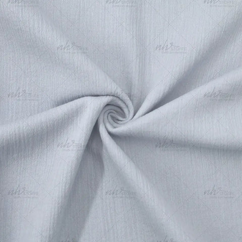 Cotton crinkle Eisblau 026
