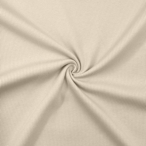 Rippjersey 1/1 Creme