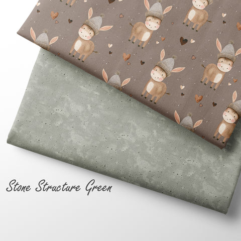 French Terry Stone Structure Green 2949 (Bio)