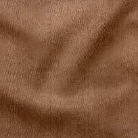 French Terry Denim Dunkel Cognac
