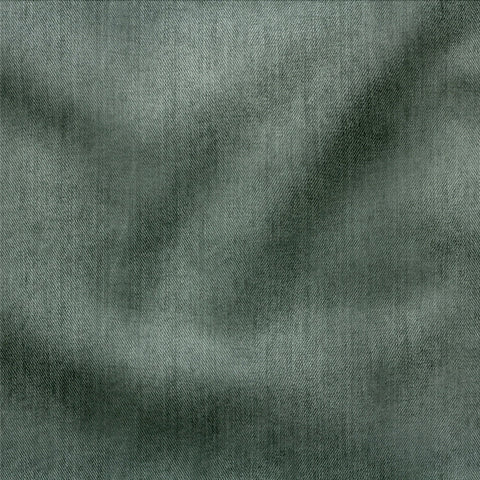 French Terry Denim Dunkelgrün