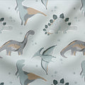 Jerseystoff Dinobande Mint