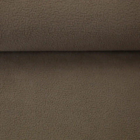 Doubleface Plüsch Tamme Grau Beige 675