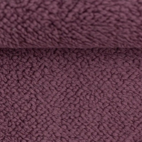 Doubleface Plüsch Tamme Mauve 436