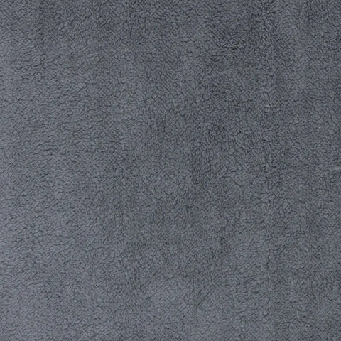 Doubleface Plüsch Tamme Mittelgrau 183