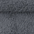 Doubleface Plüsch Tamme Mittelgrau 183