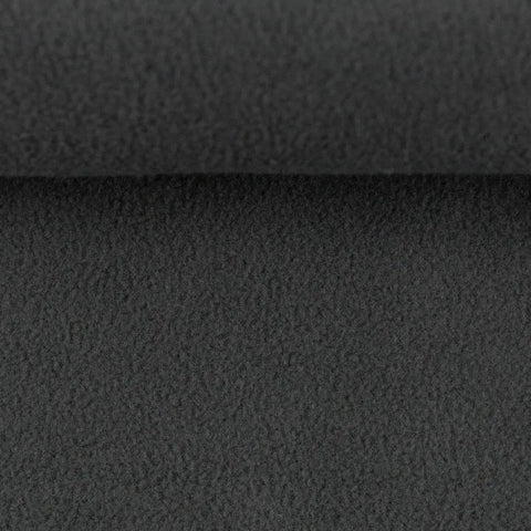 Doubleface Plüsch Tamme Mittelgrau 183