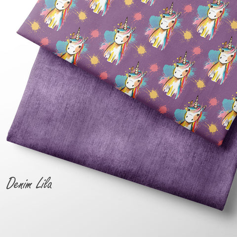Jerseystoff Einhorn Splash