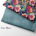 French Terry Denim Altgrün (Bio)