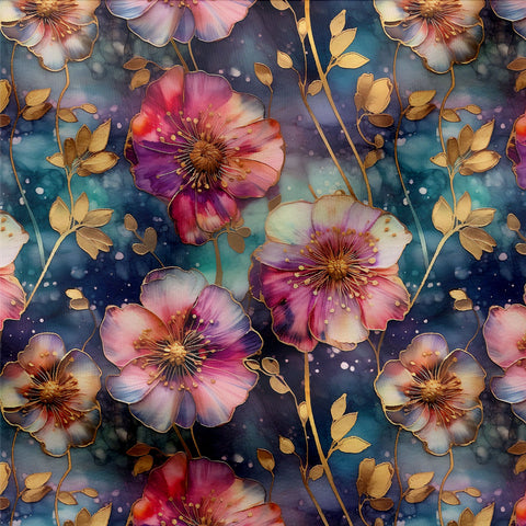 Sport/Badelycra UPF 50+ Faded Flowers