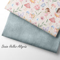 Jerseystoff Denim Helles Altgrün