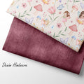 French Terry Denim Himbeere