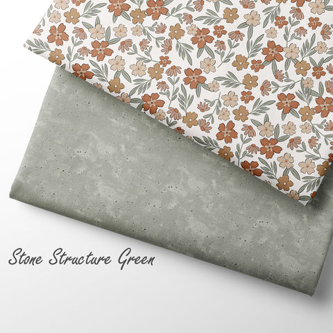 French Terry Stone Structure Green 2949 (Bio)