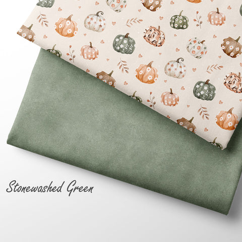 French Terry Floral Pumpkin (Bio)