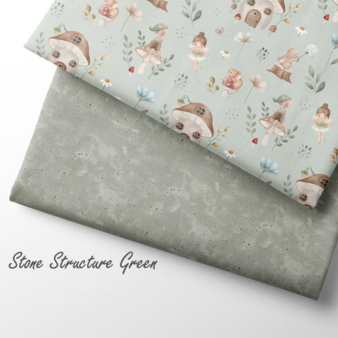 French Terry Stone Structure Green 2949 (Bio)