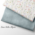 Jerseystoff Denim Helles Altgrün