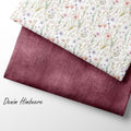 French Terry Denim Himbeere