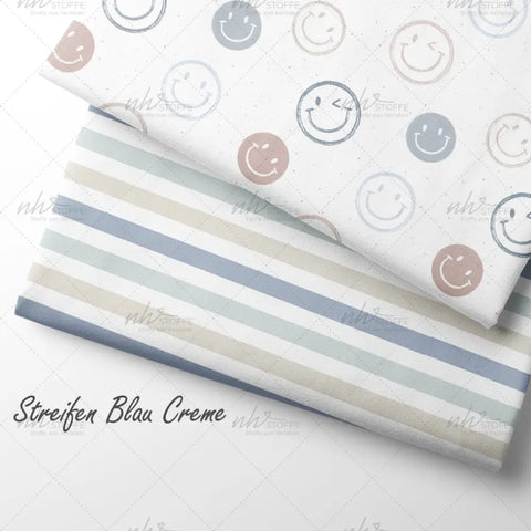 French Terry Always smiling Pastell (Bio)