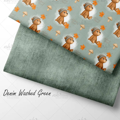 French Terry Autumn Mood Bear 2911 (Bio)