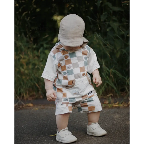 French Terry Checks and Smileys 2853 (Bio)