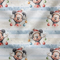 French Terry Christmas Mouse 3232 (Bio)