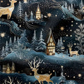 French Terry Christmas World