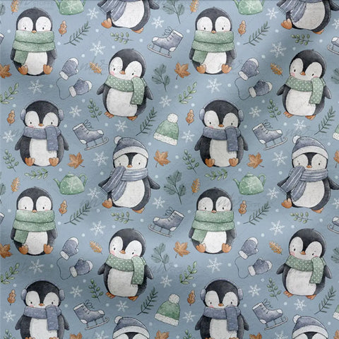 French Terry Cool Pinguins 3008 (Bio)