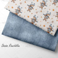 French Terry Denim Rauchblau (Bio) VORBESTELLUNG