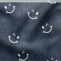 French Terry Denim Smileys (Bio)