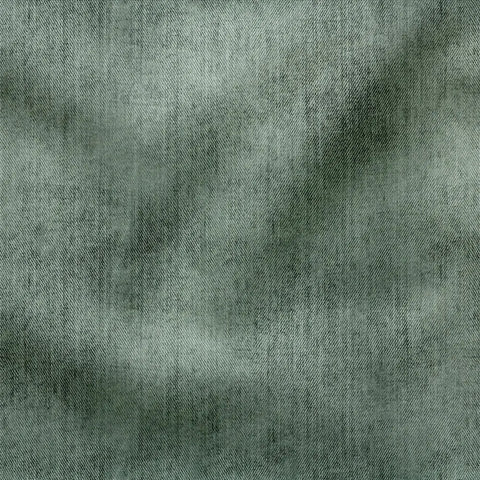 French Terry Denim Washed Green (Bio)