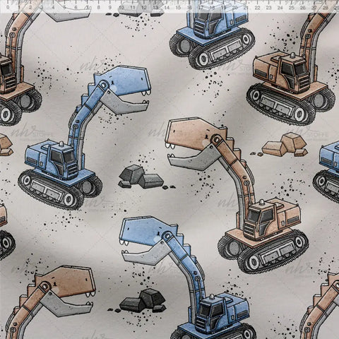 French Terry Dinobagger Neutral (Bio)